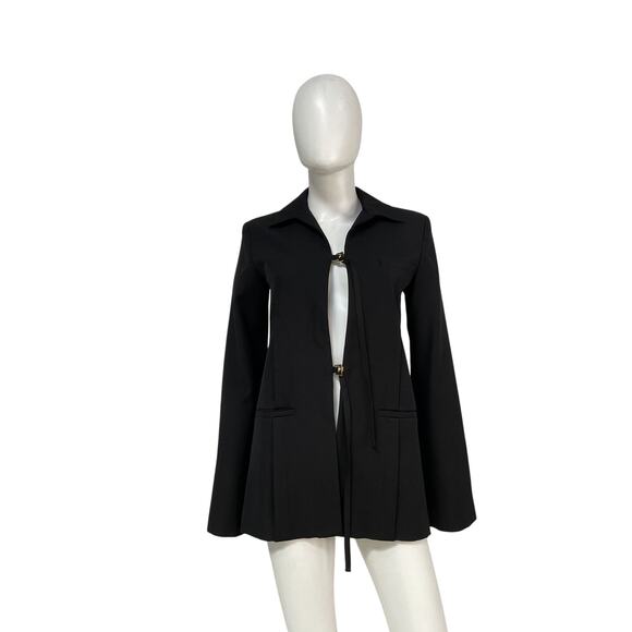 Jacquemus 'Le Raphia' Black Wool Jacket Size 34 - Picture 1 of 4